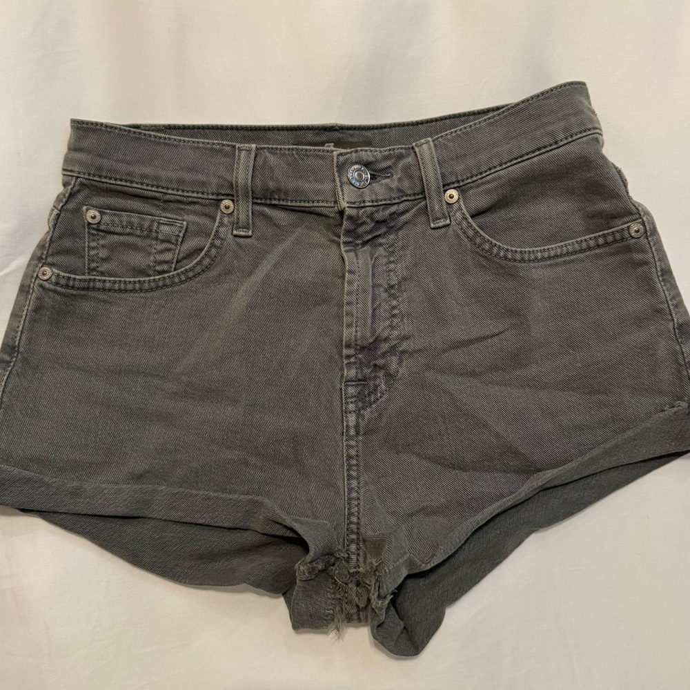 7 For All Mankind Olive Jean Shorts